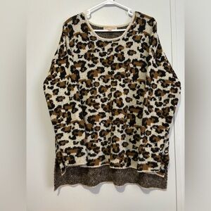 Philosophy Leopard Print Sweater